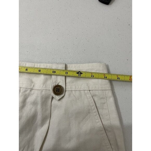 Converse Linen Blend Cargo Pants High Waist Beige Size 2 Short - Picture 11 of 13